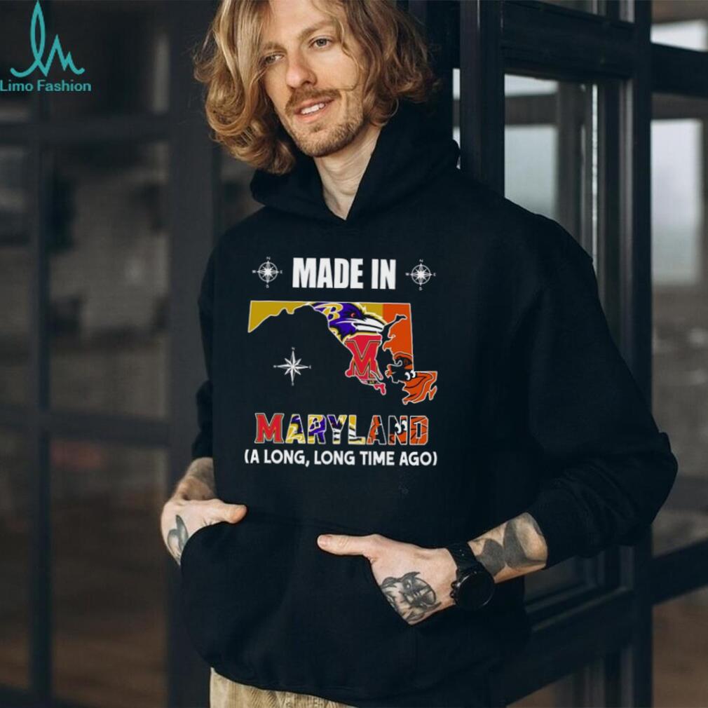 Made in Maryland (A Long, Long Time Ago) Baltimore Ravens Fan T Shirt Recovered Made in Maryland (A Long, Long Time Ago) Baltimore Ravens Fan T Shirt Recovered