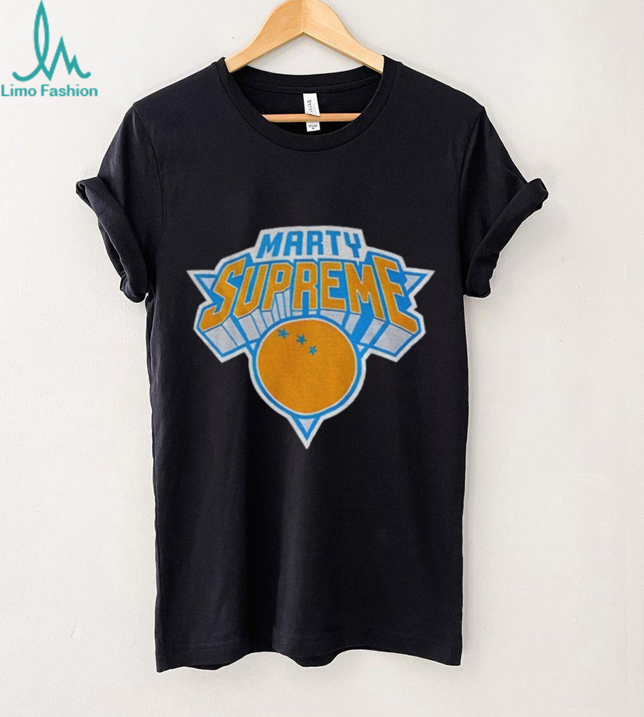 Marty Supreme New York Knicks Timothée Chalamet NBA Cup final shirt Marty Supreme New York Knicks Timothée Chalamet NBA Cup final shirt