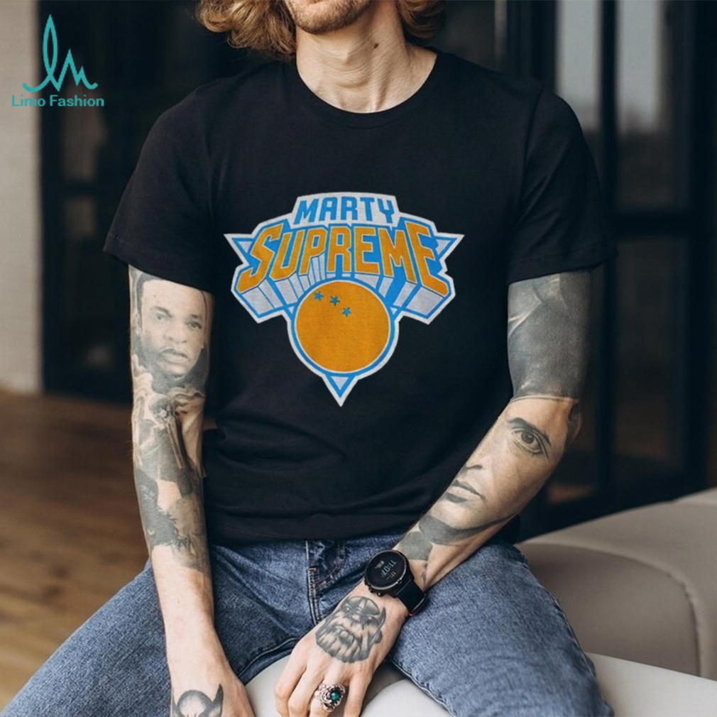 Marty Supreme New York Knicks Timothée Chalamet NBA Cup final shirt Marty Supreme New York Knicks Timothée Chalamet NBA Cup final shirt
