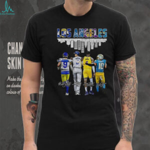 Matthew Stafford Shohei Ohtani LeBron James Justin Herbert Los Angeles Rams Dodgers Lakers Chargers signatures shirt Matthew Stafford Shohei Ohtani LeBron James Justin Herbert Los Angeles Rams Dodgers Lakers Chargers signatures shirt