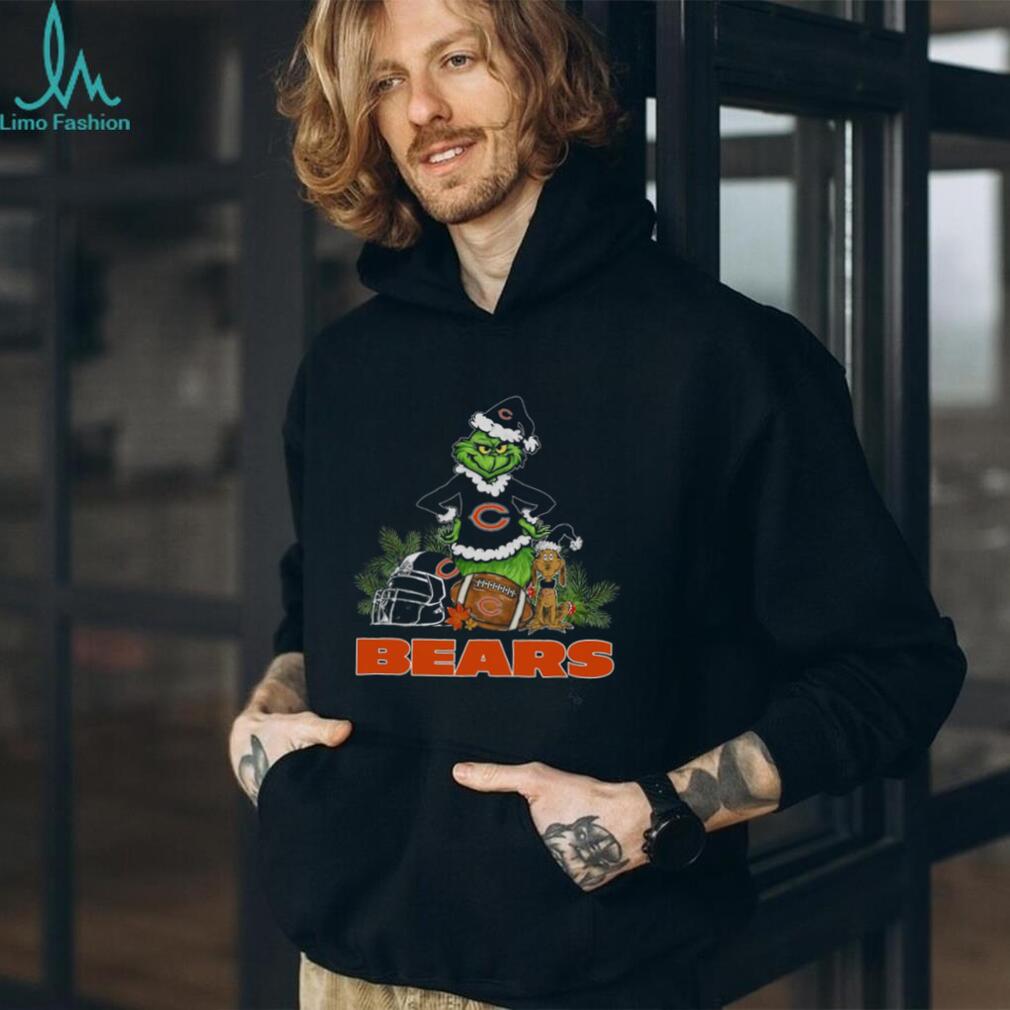 Max & The Grinch Ultimate Bears Fan Christmas Shirt Max & The Grinch Ultimate Bears Fan Christmas Shirt