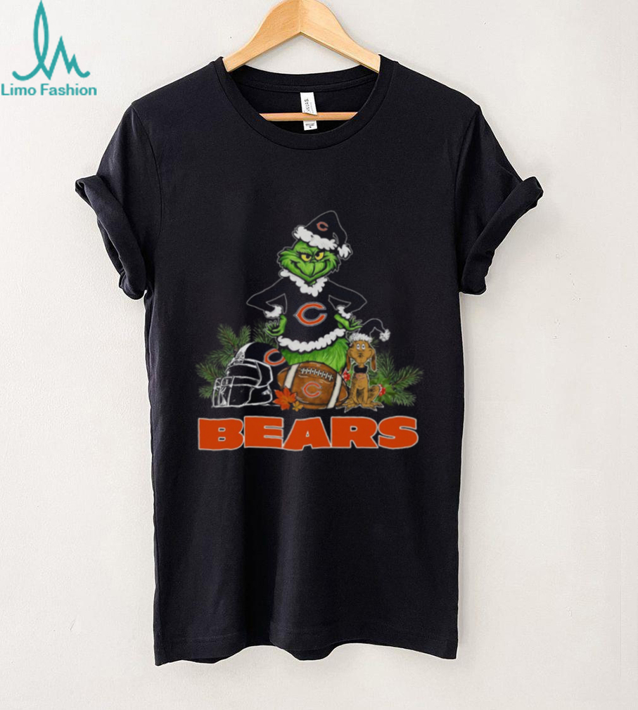Max & The Grinch Ultimate Bears Fan Christmas Shirt Max & The Grinch Ultimate Bears Fan Christmas Shirt
