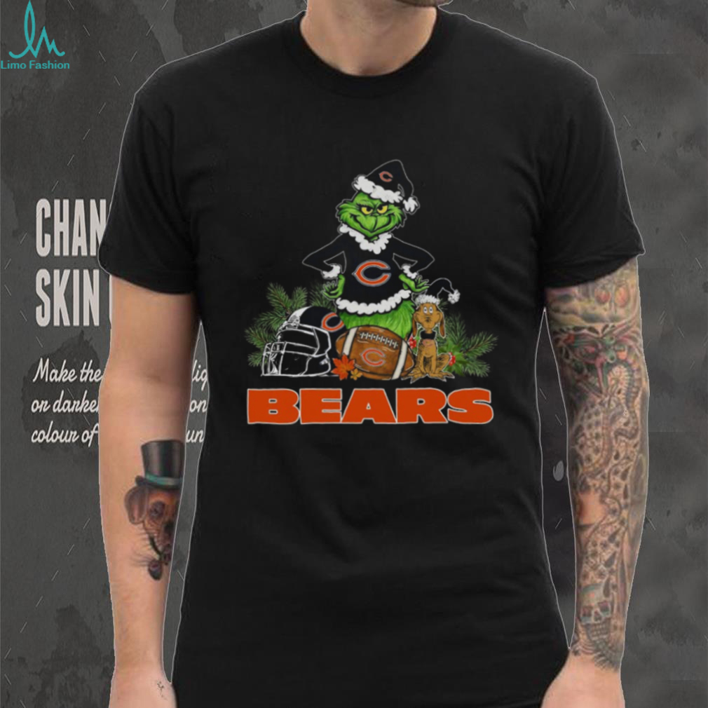Max & The Grinch Ultimate Bears Fan Christmas Shirt Max & The Grinch Ultimate Bears Fan Christmas Shirt