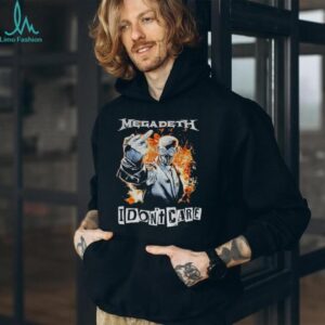 Megadeth middle finger Vic Rattlehead I don’t care shirt