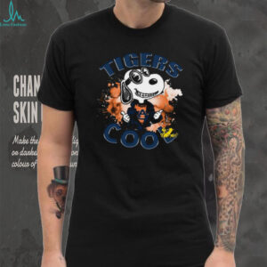 Men's Black Auburn University Snoopy T Shirt