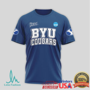 Men's Blue BYU Cougars Vault T shirt