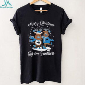 Merry Christmas Gig'em Panthers Holiday T Shirt