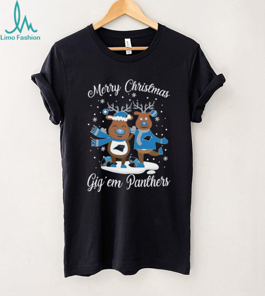 Merry Christmas Gig’em Panthers Holiday T Shirt Merry Christmas Gig’em Panthers Holiday T Shirt