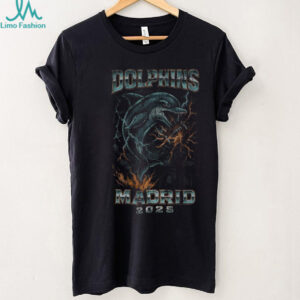 Miami Dolphins Football x Madrid 2025 NFL Football storm vintage shirt