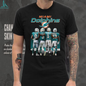 Miami Dolphins NFL T Shirt Berrios, Tagovailoa, Waddle Fan Gear Apparel
