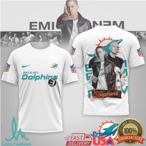 Miami Dolphins Official NFL Eminem 3D Shirt