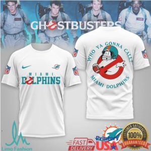Miami Dolphins Official NFL Ghostbusters 3D Shirt