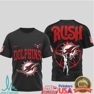 Miami Dolphins Official NFL Rush 3D Shirt