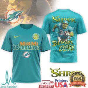 Miami Dolphins Official NFL Shrek 3D Shirt