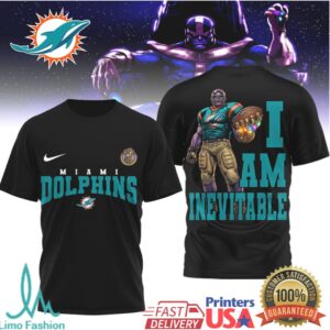 Miami Dolphins Official NFL Thanos 3D Shirt Miami Dolphins Official NFL Thanos 3D Shirt