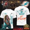 Miami Dolphins Official NFL Carpenter Fan 3D Shirt Miami Dolphins Official NFL Carpenter Fan 3D Shirt