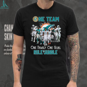 Miami Dolphins Rule The Jungle T Shirt NFL Football Fan Gift