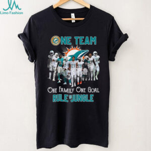 Miami Dolphins Rule The Jungle T Shirt NFL Football Fan Gift