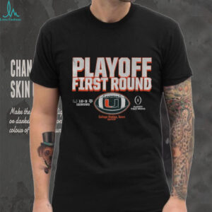 Miami Hurricanes Football 2025 CFP Playoff First Round Winner shirt