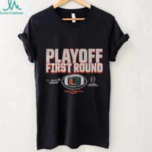 Miami Hurricanes Football 2025 CFP Playoff First Round Winner shirt