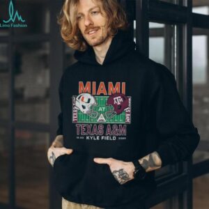 Miami Hurricanes Vs Texas A&M Aggies 2025 College Football Playoff Kyle Field Stadium December 20 shirt
