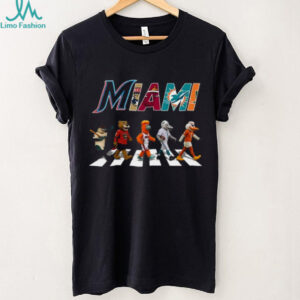 Miami Mascots Abbey Road Parody T Shirt Recovered Miami Mascots Abbey Road Parody T Shirt Recovered