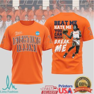 Michael Jackson Beat Me Hate Me You Can Never Break Me Fighting Illini T shirt
