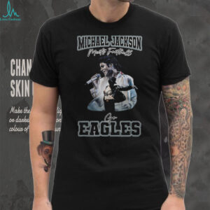 Michael Jackson Meets Football Philadelphia Eagles Fan T Shirt