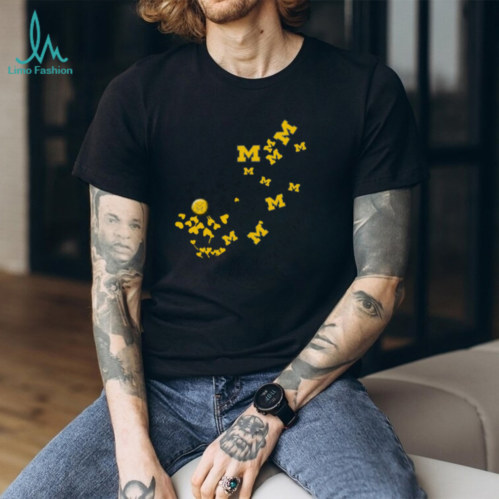 Michigan Wolverines Dandelion M Logo T Shirt Michigan Wolverines Dandelion M Logo T Shirt