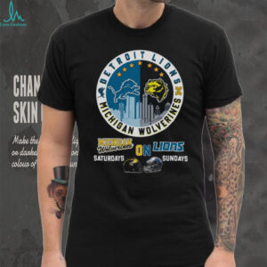Michigan Wolverines & Detroit Lions Weekend Fan Shirt
