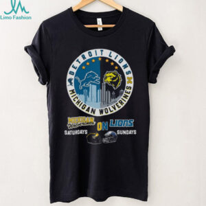 Michigan Wolverines & Detroit Lions Weekend Fan Shirt