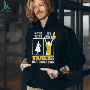 Michigan Wolverines Die Hard Fan Couple Humor T Shirt