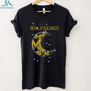 Michigan Wolverines Love My Wolverines To The Moon And Back T Shirt Michigan Wolverines Love My Wolverines To The Moon And Back T Shirt