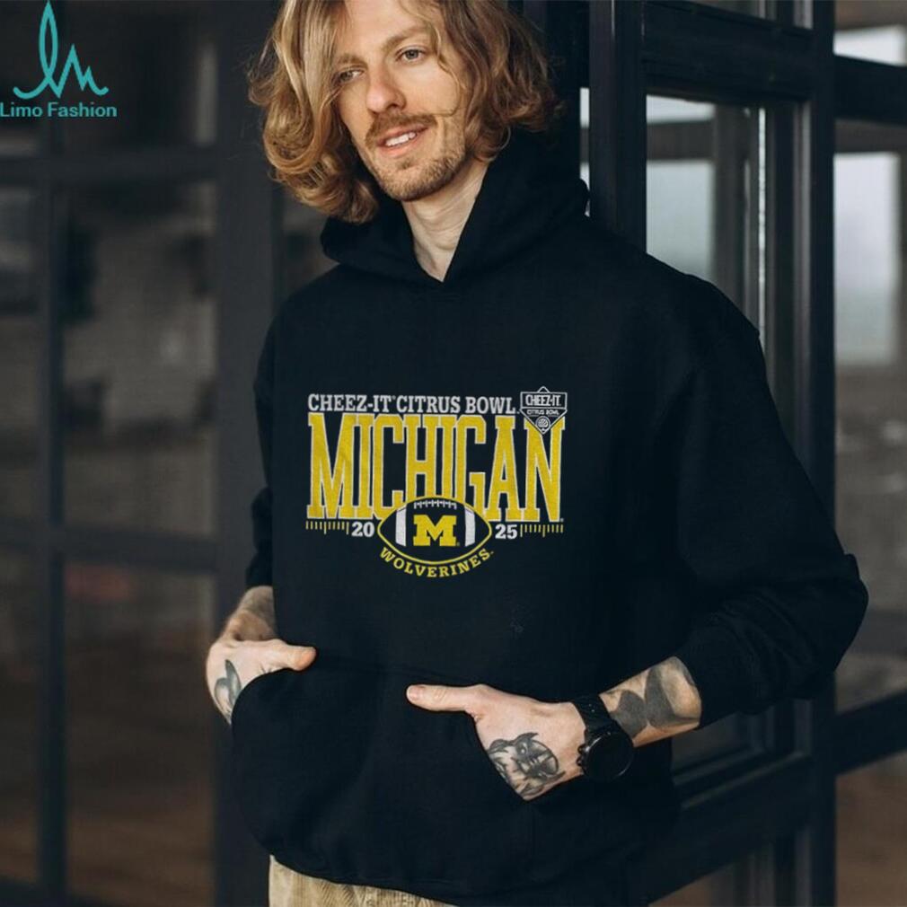 Michigan Wolverines Navy 2025 Cheez it Citrus Bowl shirt Michigan Wolverines Navy 2025 Cheez it Citrus Bowl shirt