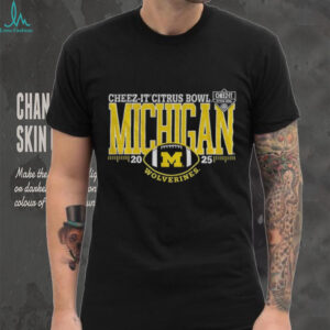 Michigan Wolverines Navy 2025 Cheez it Citrus Bowl shirt