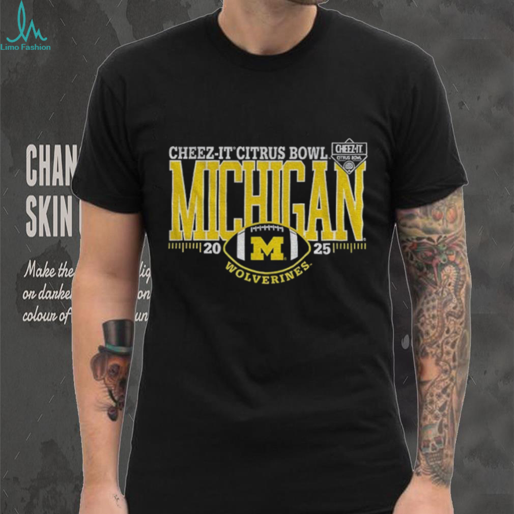 Michigan Wolverines Navy 2025 Cheez it Citrus Bowl shirt Michigan Wolverines Navy 2025 Cheez it Citrus Bowl shirt