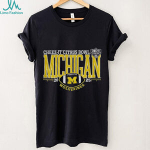 Michigan Wolverines Navy 2025 Cheez it Citrus Bowl shirt
