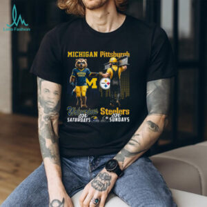 Michigan Wolverines & Pittsburgh Steelers Weekends T Shirt
