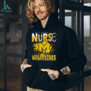 Michigan Wolverines Show Heart With Nurse Inspired Stethoscope T Shirt