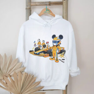 Mickey and Minnie pit crew McLaren Racing Disney Christmas all characters shirt