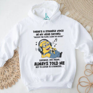 Minion there’s a strange voice in my head saying vacuum the floor clean the house shirt Minion there’s a strange voice in my head saying vacuum the floor clean the house shirt