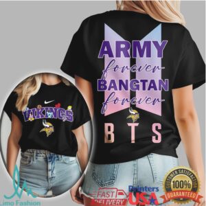 Minnesota Vikings Official NFL BTS Women Shirt Minnesota Vikings Official NFL BTS Women Shirt