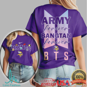 Minnesota Vikings Official NFL BTS Women Shirt