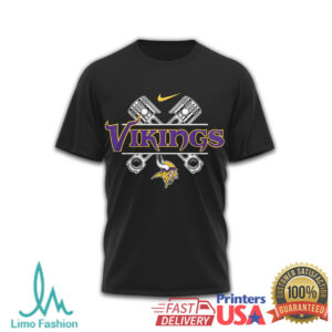 Minnesota Vikings Official NFL Biker 3D Shirt