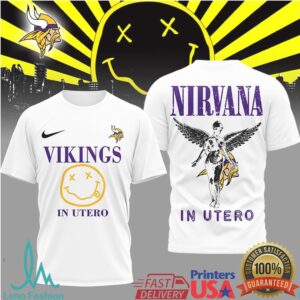 Minnesota Vikings Official NFL Nirvana Fan 3D Shirt