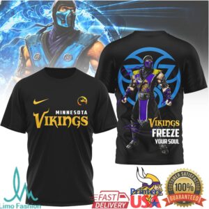 Minnesota Vikings Official NFL Sub Zero 3D Shirt Minnesota Vikings Official NFL Sub Zero 3D Shirt