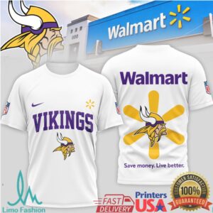 Minnesota Vikings Official NFL Walmart 3D Shirt