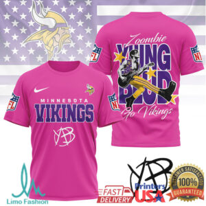 Minnesota Vikings Official NFL Yungblud Fan 3D Shirt