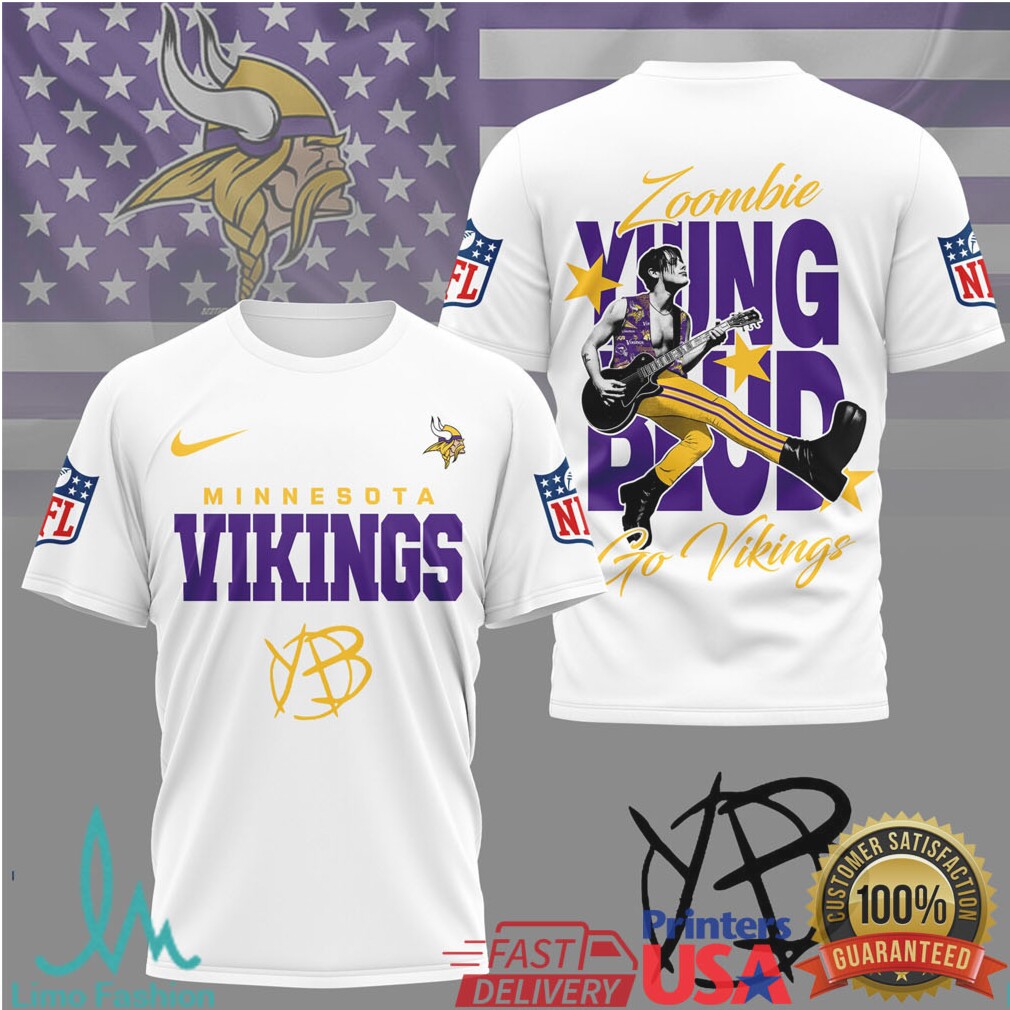 Minnesota Vikings Official NFL Yungblud Fan 3D Shirt Minnesota Vikings Official NFL Yungblud Fan 3D Shirt