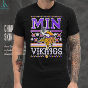 Minnesota Vikings Ugly Christmas Style T Shirt